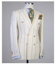Men’s Cream DOUBLE BREASTED SUIT
