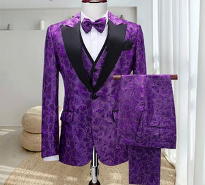 Copy of Men’s Purple Tuxedos Suit + Pants