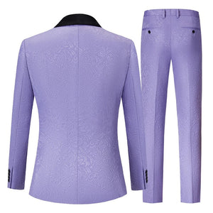 Men’s 2Pc Violet Tuxedo