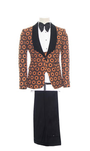 Men’s Orange Formal Tuxedo