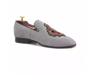 Men’s Leather gray Loafers