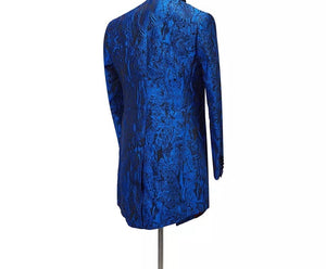 Men’s Blue Tailor-Made Suits Tuxedo 2 Piece