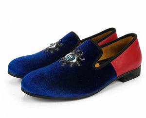 Men's Classic Red Blue loafers