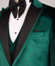 Men's Velvet Green 3Pc TUXEDO