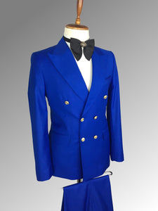 Men’s Blue double breasted suit