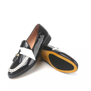 Men's Black Leather loafers