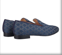 Men’s Cross Printed Silk loafers