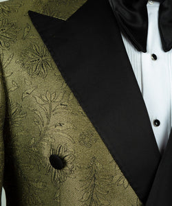 Men’s Black Gold Custom Made Tuxedo