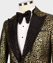 Men's Gold Black TUXEDO