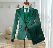 Men’s Green Tuxedos Suit + Pants