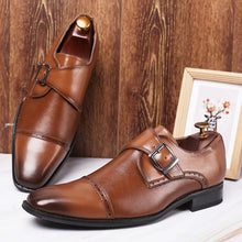 Men’s Brown leather monk Loafers