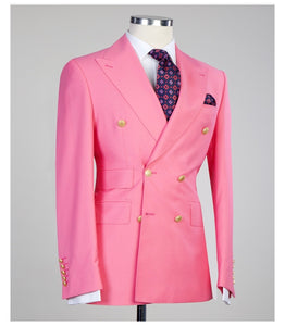 Men’s Pink DOUBLE BREASTED SUIT