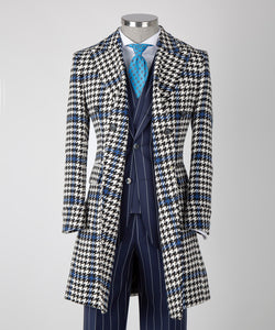 Men’s Double Breasted Blue Coat