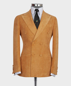 Men’s 2-piece Double Brown Breasted Suit