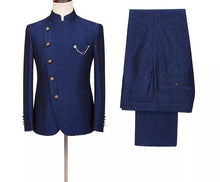 Men’s Custom Blue Tailor-Made 2 pc Tuxedo