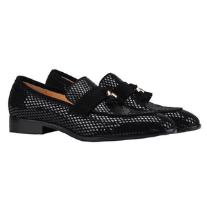 Men’s Black tassel loafers