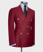 Men’s Red Double breasted Suit