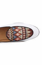 Men Canvas Print Loafers