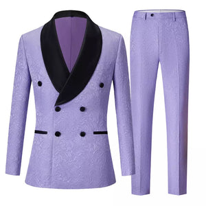 Men’s 2Pc Violet Tuxedo