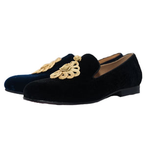 Men’s vlevet Embroidery Loafers