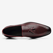 Men’s Wine Red Leather loafers