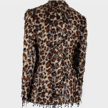 Men’s Cheetah print Black Tuxedo 2pc Tuxedos