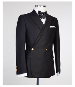 Men’s Black DOUBLE BREASTED SUIT