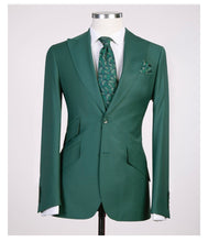 Men’s Green Business 3pc Suit