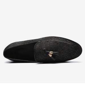 Men’s Black Tassel Loafers