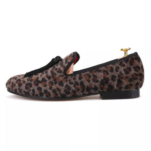 Men’s Leopard tassel Loafers