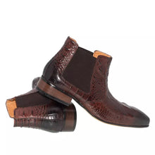 Men’s Brown Chelsea Leather Boots