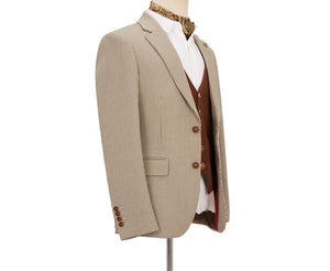 Men’s Tailor-Made 2 pc Brown Tuxedo