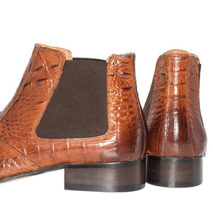 Men’s Dark Brown Chelsea Leather Boots