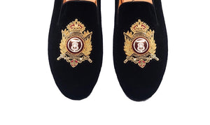 Men’s Slip-On Embroidered Loafers