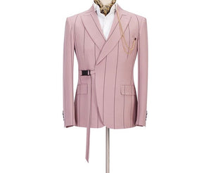 Men’s Peach Cream Business Suit