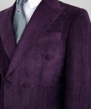 Men’s 2-piece Double Breasted Purple Suit