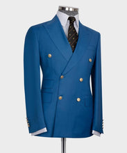 Men’s Blue Double breasted Suit