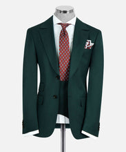 Men’s Classic 3Pc Green Suit