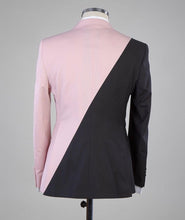 Men’s Black Pink 2 Piece Suit