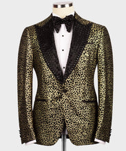 Men's Gold Black TUXEDO