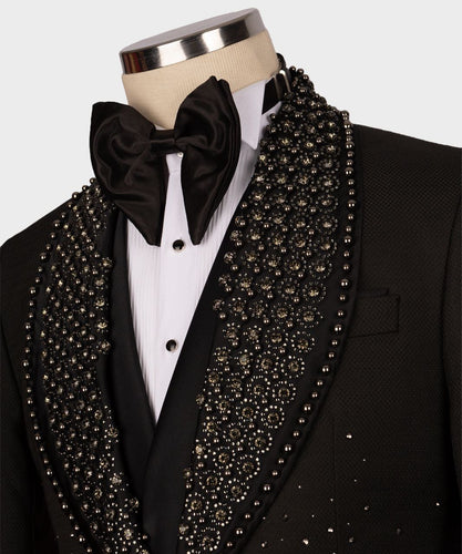 Men’s Black Sliver Tuxedo