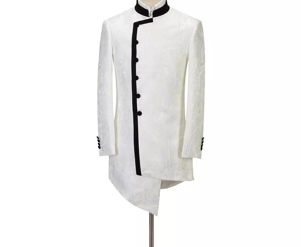 Men’s White Tailor-Made Suits Tuxedo 2 Piece
