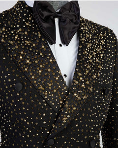 Men’s Gold Crystal Custom Made Tuxedo