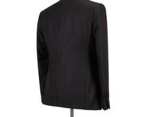 Men’s 2 Piece Slim Fit black double breasted Suit