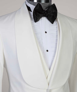 Men’s 3Pc White Classic Tuxedo