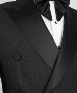 Men’s Two Black Button 2Pc Tuxedo