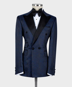 Men’s Navy Blue Tuxedo 2pc Suit
