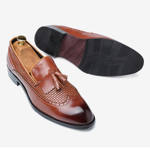 Men’s Classic Brown Leather Loafers