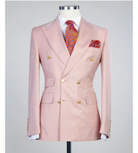 Men’s Peach  DOUBLE BREASTED SUIT