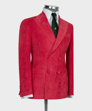 Men’s 2-piece Double Breasted Red Suit